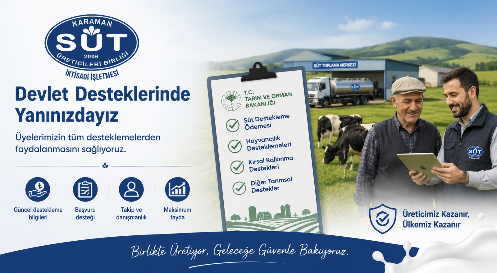 Devlet Desteklerinde Yanınızdayız